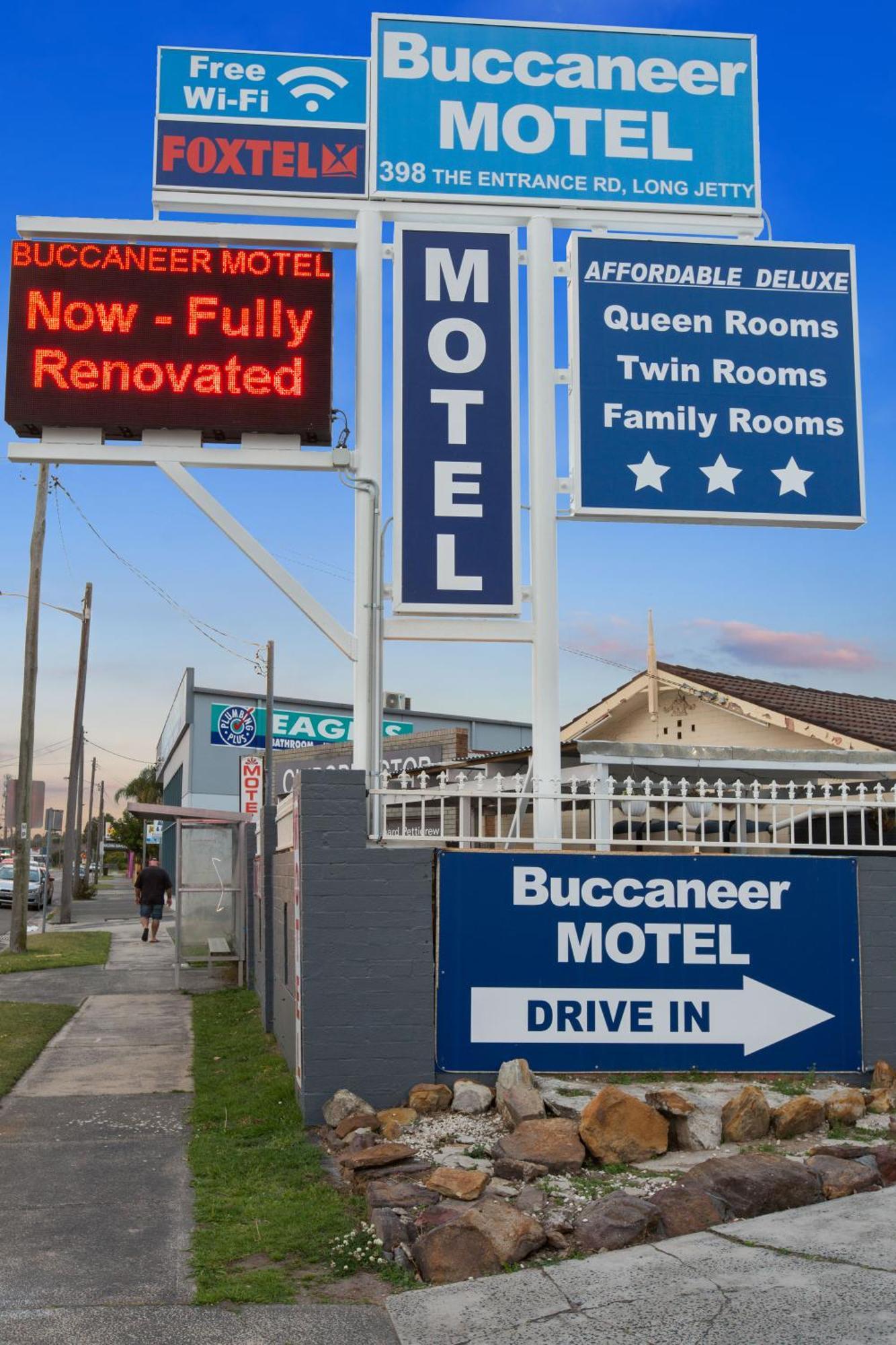 Buccaneer Motel Entrance Luaran gambar